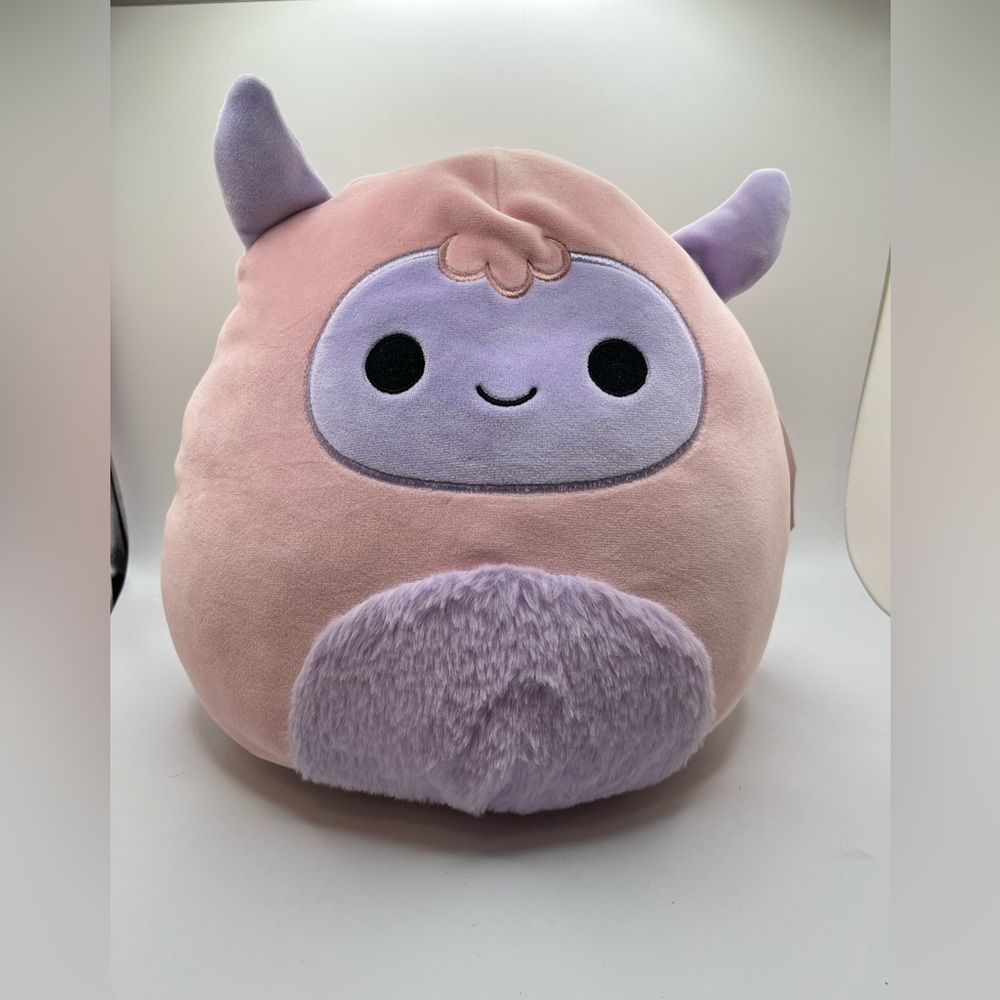 NWT Squishmallows Kids Ronalda The Yeti 11” Pink and Purple Plush Toy OS